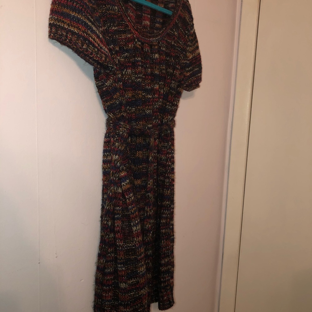 Multicolor forever 21+ sweater dress.